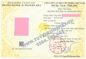 CDNN cho giáo viên Mầm non