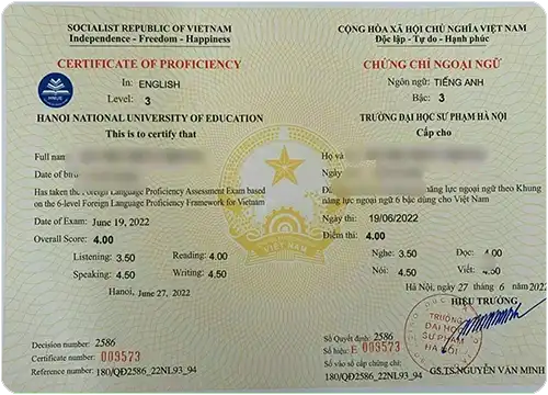 chung chi tieng anh b1 dai hoc su pham