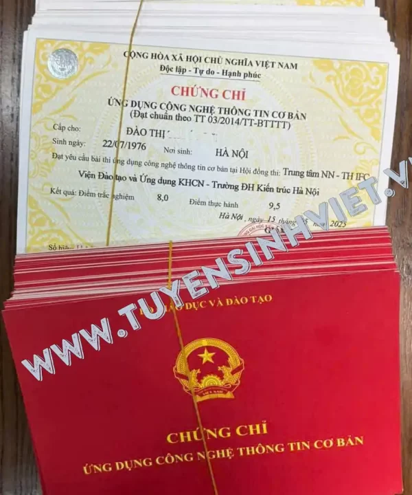 chung chi tin hoc cntt co ban