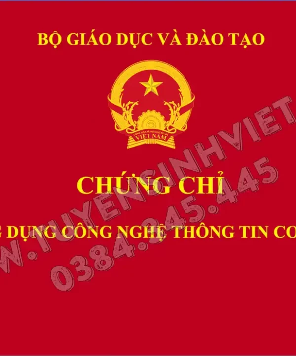 chung chi tin hoc co ban ha noi
