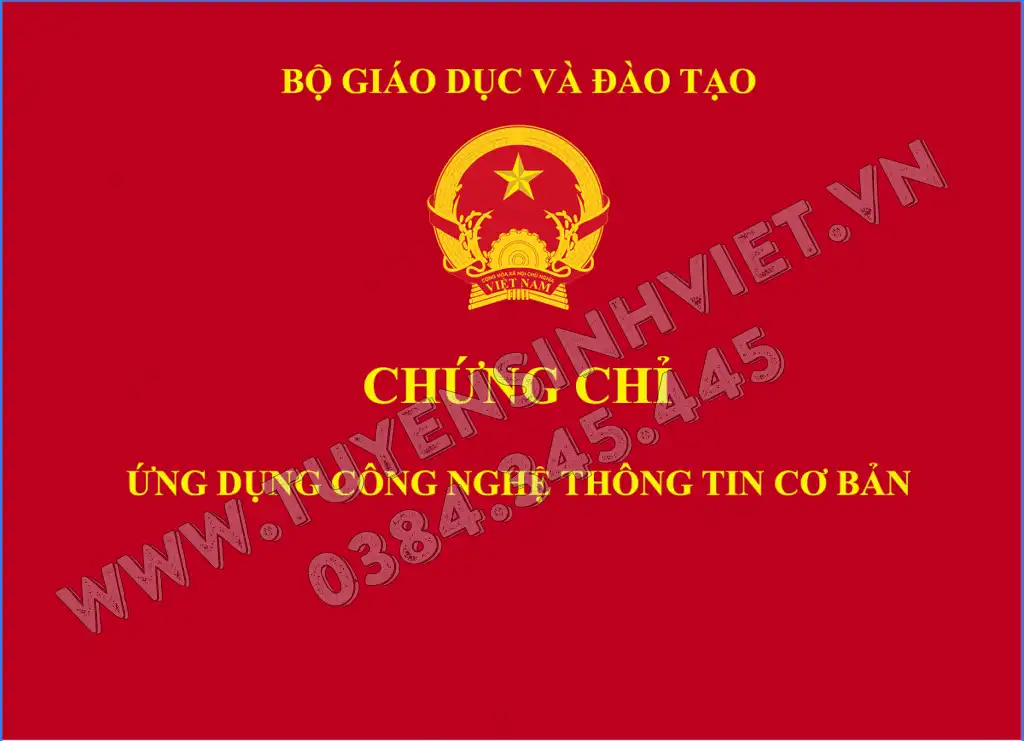 chung chi tin hoc co ban ha noi