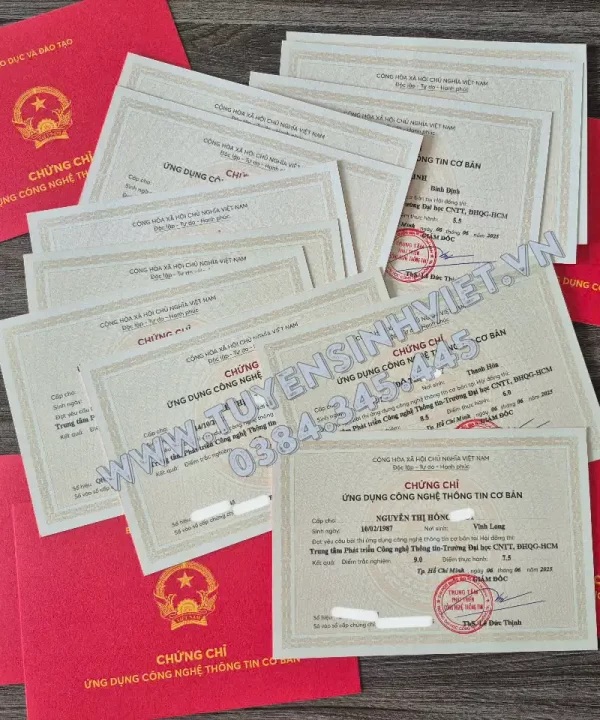 chung chi tin hoc co ban ho chi minh