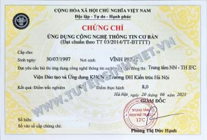 thi Chứng chỉ Tin học CNTT Cơ bản