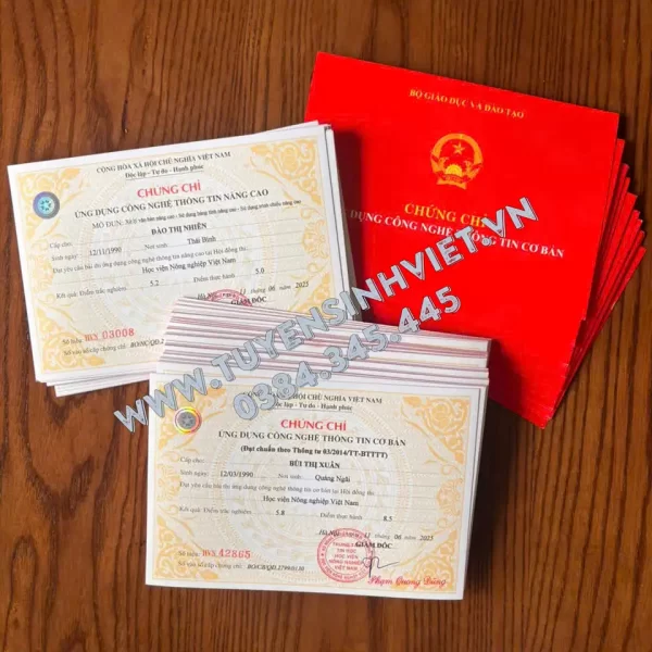 thi chung chi tin hoc cntt vien nong nghiep viet nam