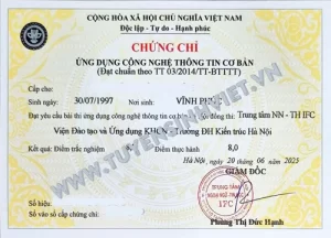 Thi chứng chỉ Tin học tại Đại học Kiến trúc Hà Nội