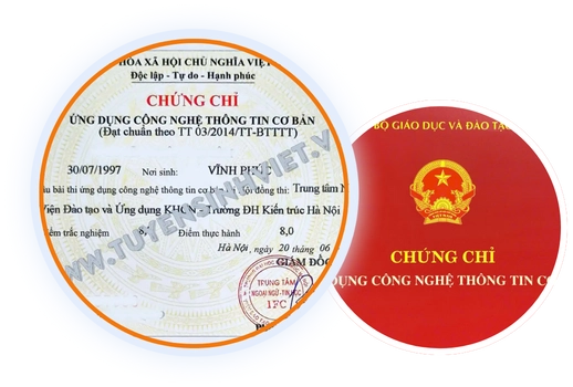 chung chi tin hoc 1