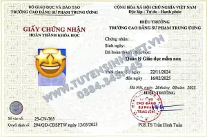 Bồi dưỡng nghiệp vụ Quản lý giáo dục trường Mầm non
