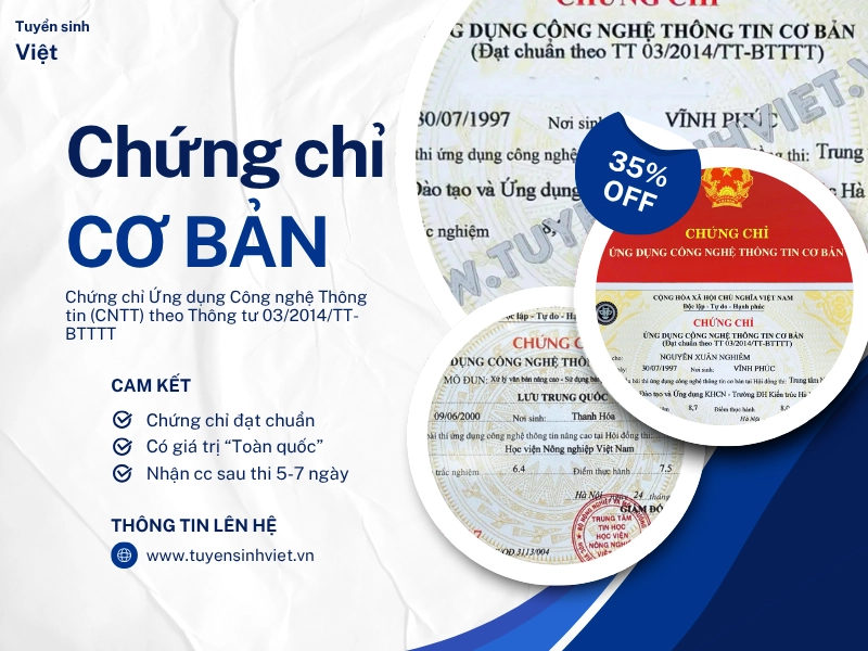 Thi Chứng Chỉ Tin Học Cơ Bản 03: Quy Trình, Đề Thi & Mẹo Học Hiệu Quả Số 1 4 Thi Chứng Chỉ Tin Học Cơ Bản