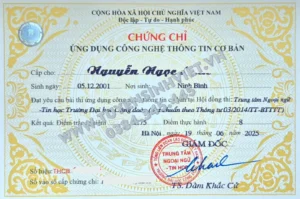 Thi Chứng Chỉ Tin Học Cơ Bản 03: Quy Trình, Đề Thi & Mẹo Học Hiệu Quả Số 1 6 Thi Chứng Chỉ Tin Học Cơ Bản 03