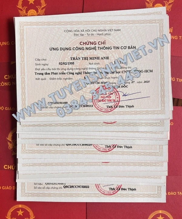 Chung chi Tin hoc Co ban HCM