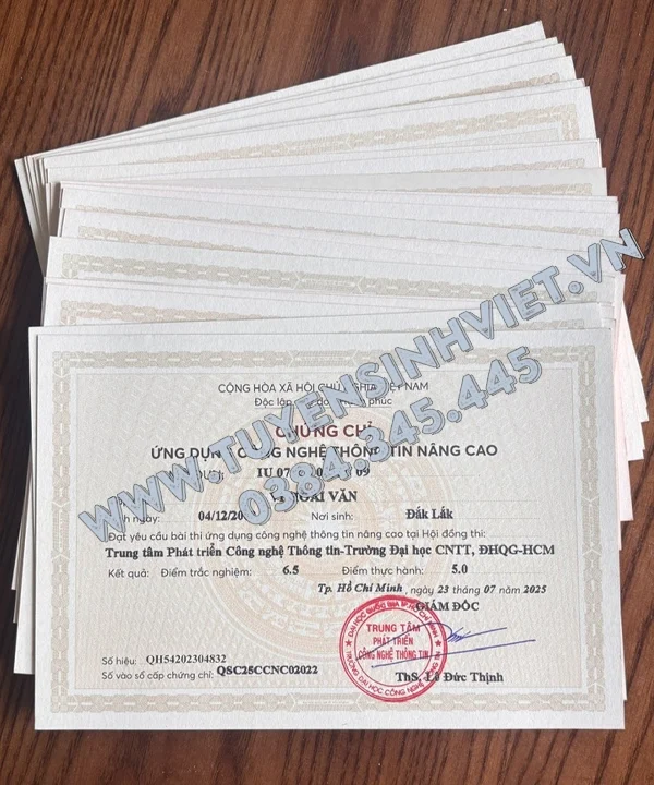 thi Chung chi Tin hoc Co ban HCM