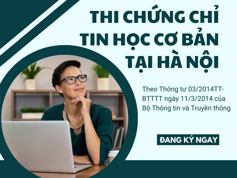 thi chung chi tin hoc co ban tai ha noi