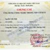 Lịch thi Chứng chỉ Tin học Cơ bản Đại học Khoa học Đại học Huế ngày 26/10/2025
