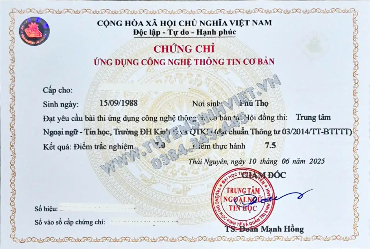 thi tin hoc thai nguyen