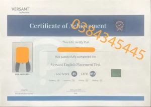 Trang chủ 73 thi Chứng Chỉ Tiếng Anh Versant English Placement Test 30/09/2025