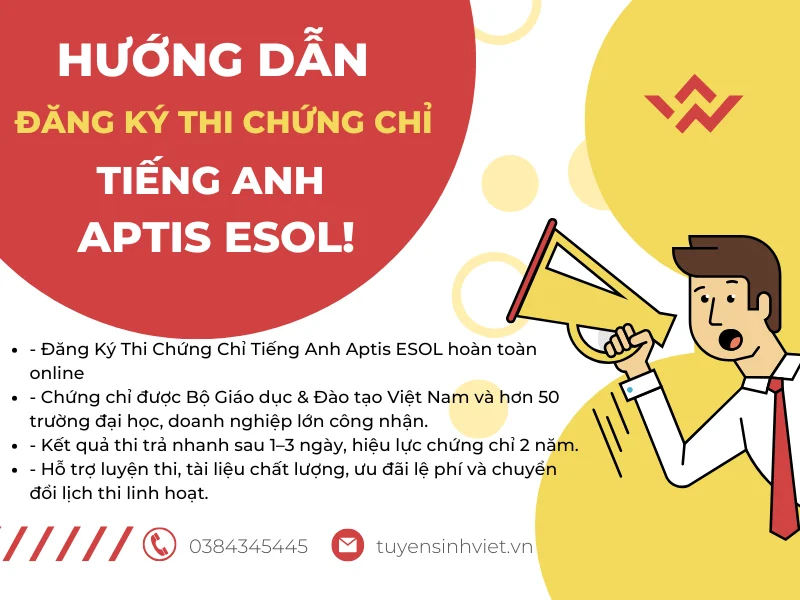 ho tro dang ky thi chung chi tieng anh aptis esol