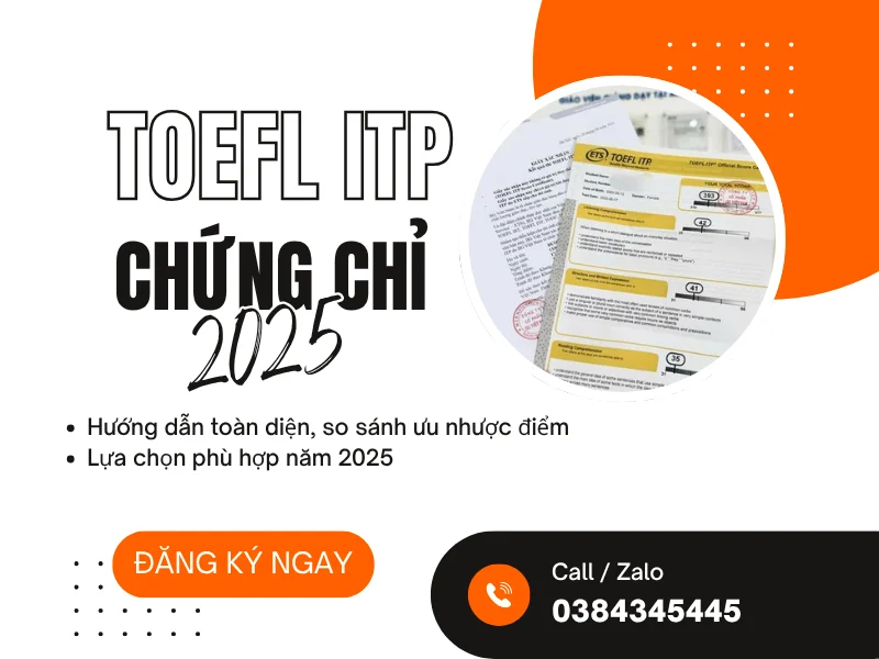 thi chung chi toefl itp hn