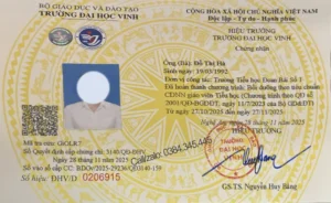 Chứng chỉ Bồi dưỡng theo Chuẩn chức Danh nghề Nghiệp Giáo viên