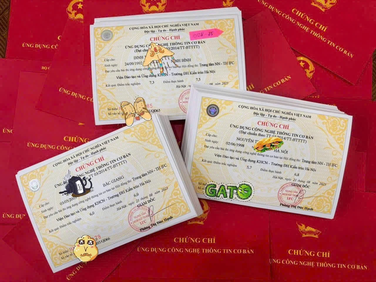 Lịch thi Chứng chỉ Tin học Cơ bản Đại học Kiến Trúc Hà Nội ngày 14/12/2025 4 chung chi tin hoc kien truc ha noi