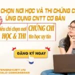 thi chung chi tin hoc co ban cntt onlien