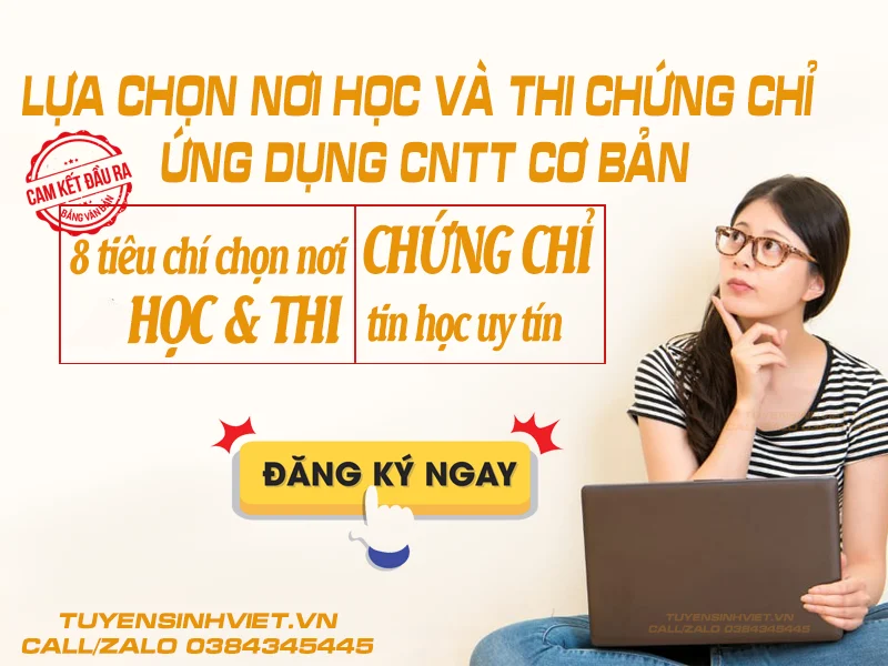 thi chung chi tin hoc co ban cntt onlien